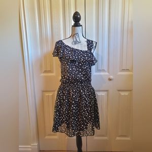 Guess Asymmetrical Polkadot Dress| Size 6